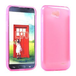 LG Optimus L90 TPU Gel Case (Pink)